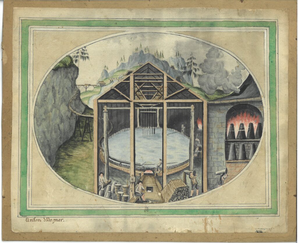K-Hof Museum Gmunden-Archiv_Sudpfanne_Anton Wagner 1784