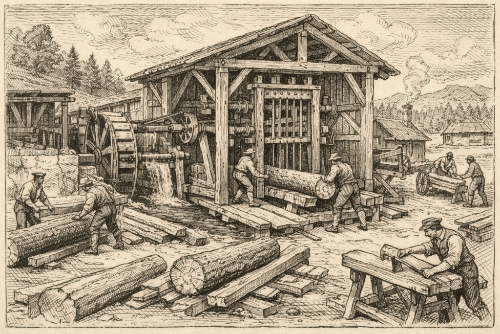 Historische Holzindustrie